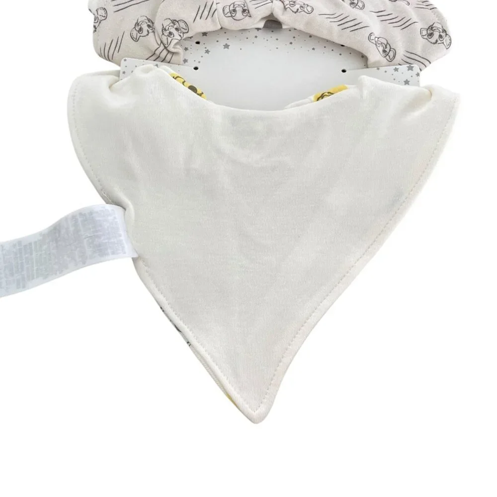 Disney Store Disney Baby Simba Bambi Thumper Tramp Lucky Set of 3 Bibs for Baby